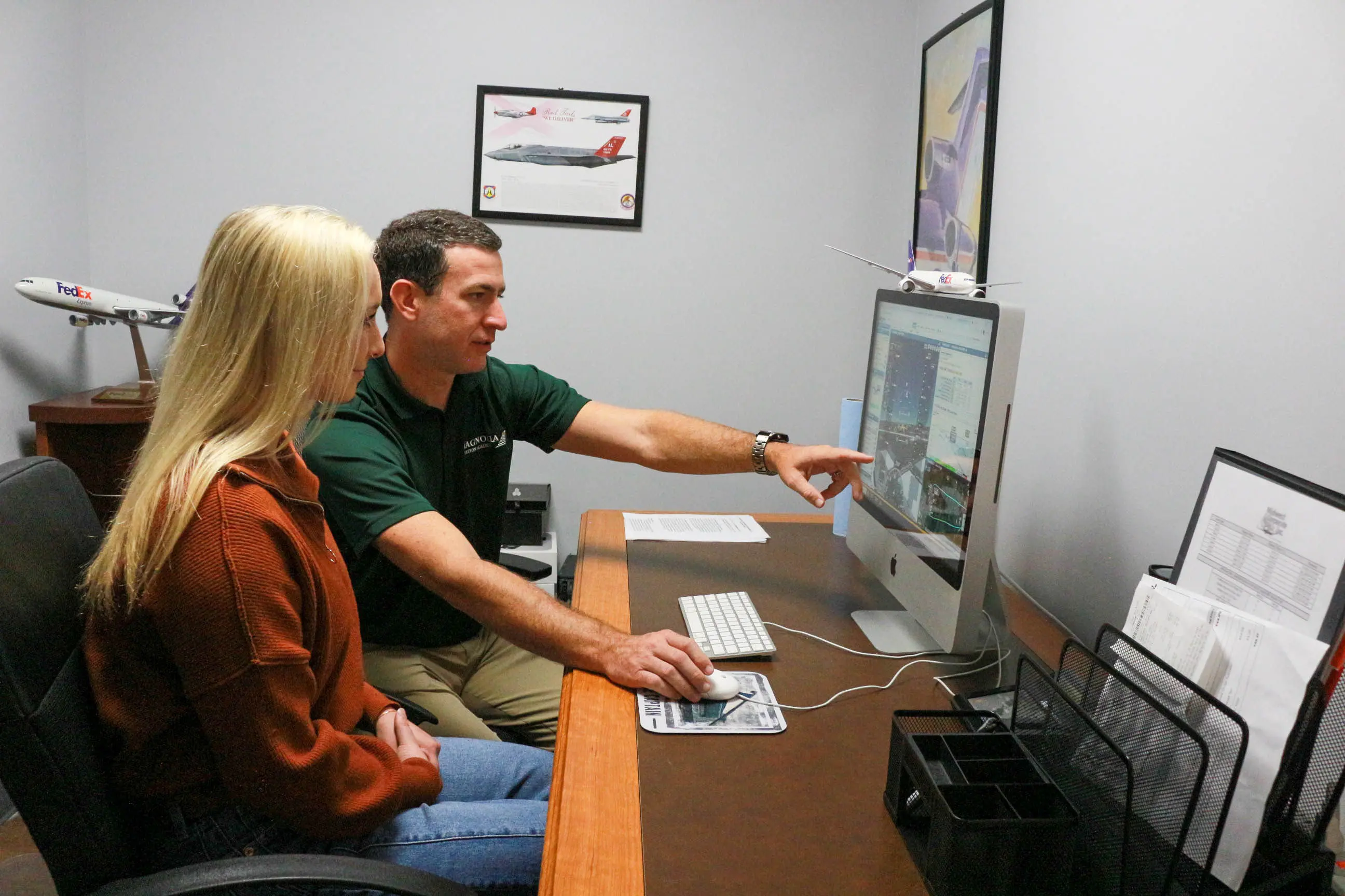 Magnolia Aviation Academy instructors in professional pilot training