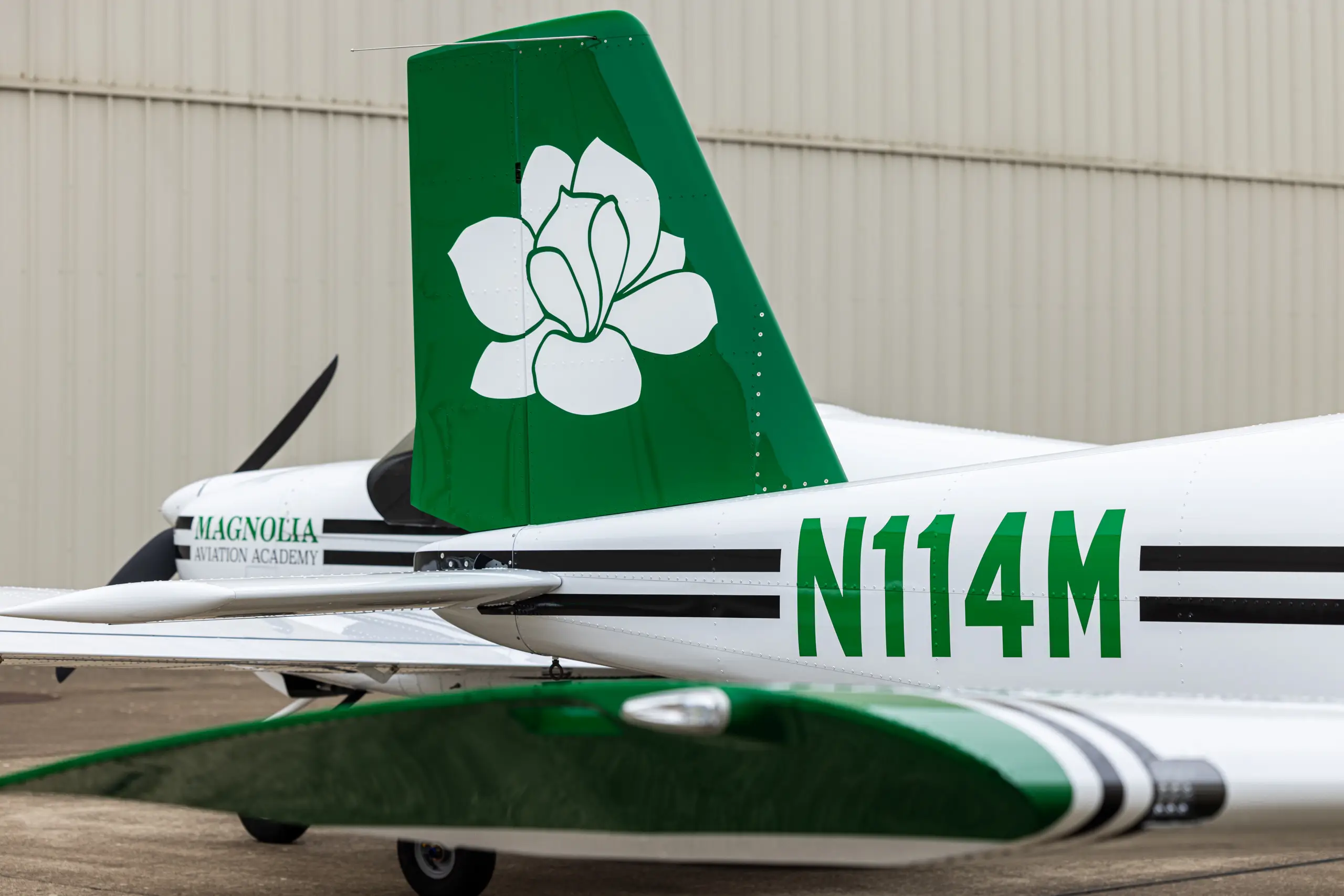 Van's RV-12iS light sport aircraft at Magnolia