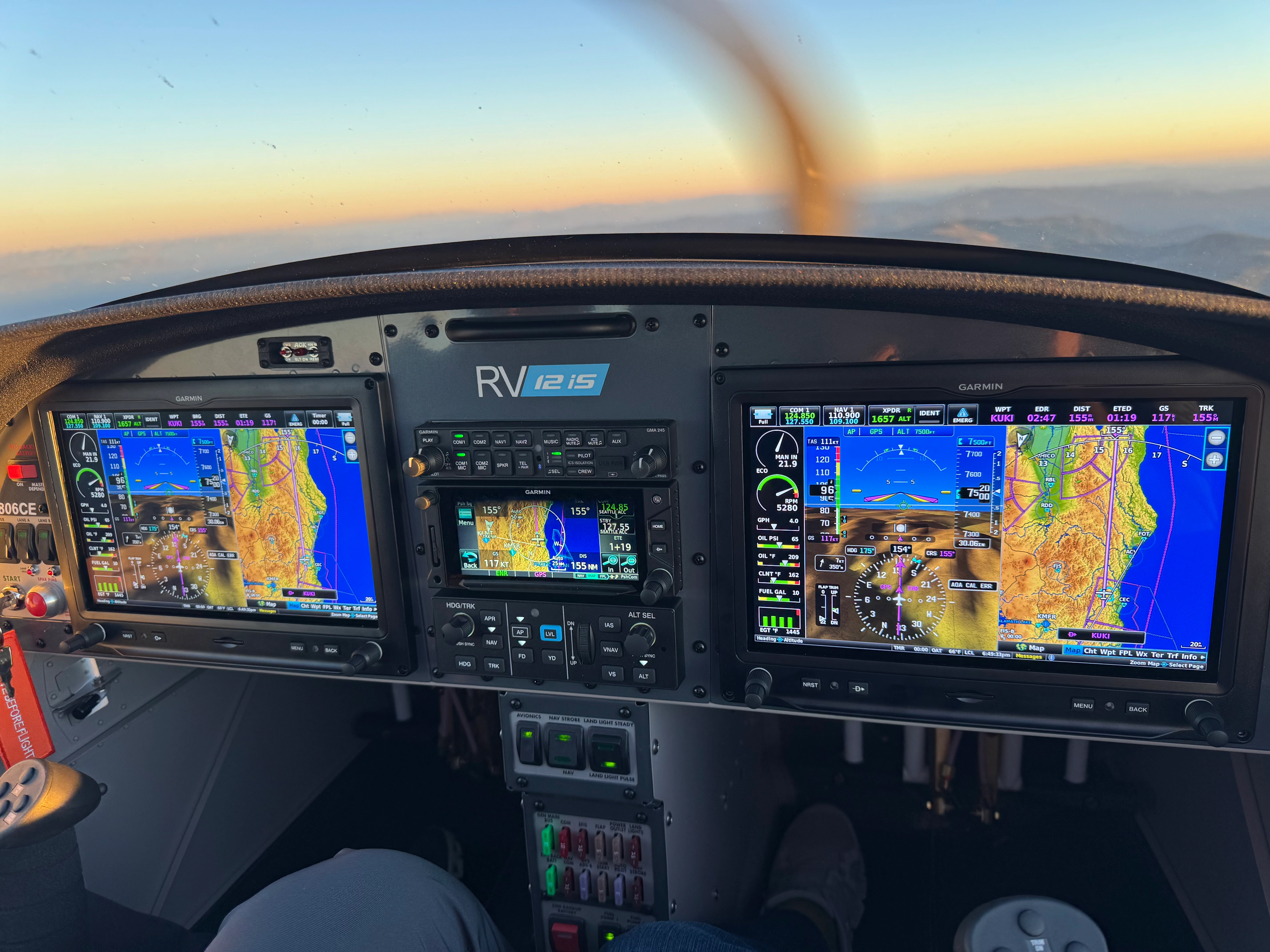 Magnolia Aviation Academy training aircraft on the runway ramp