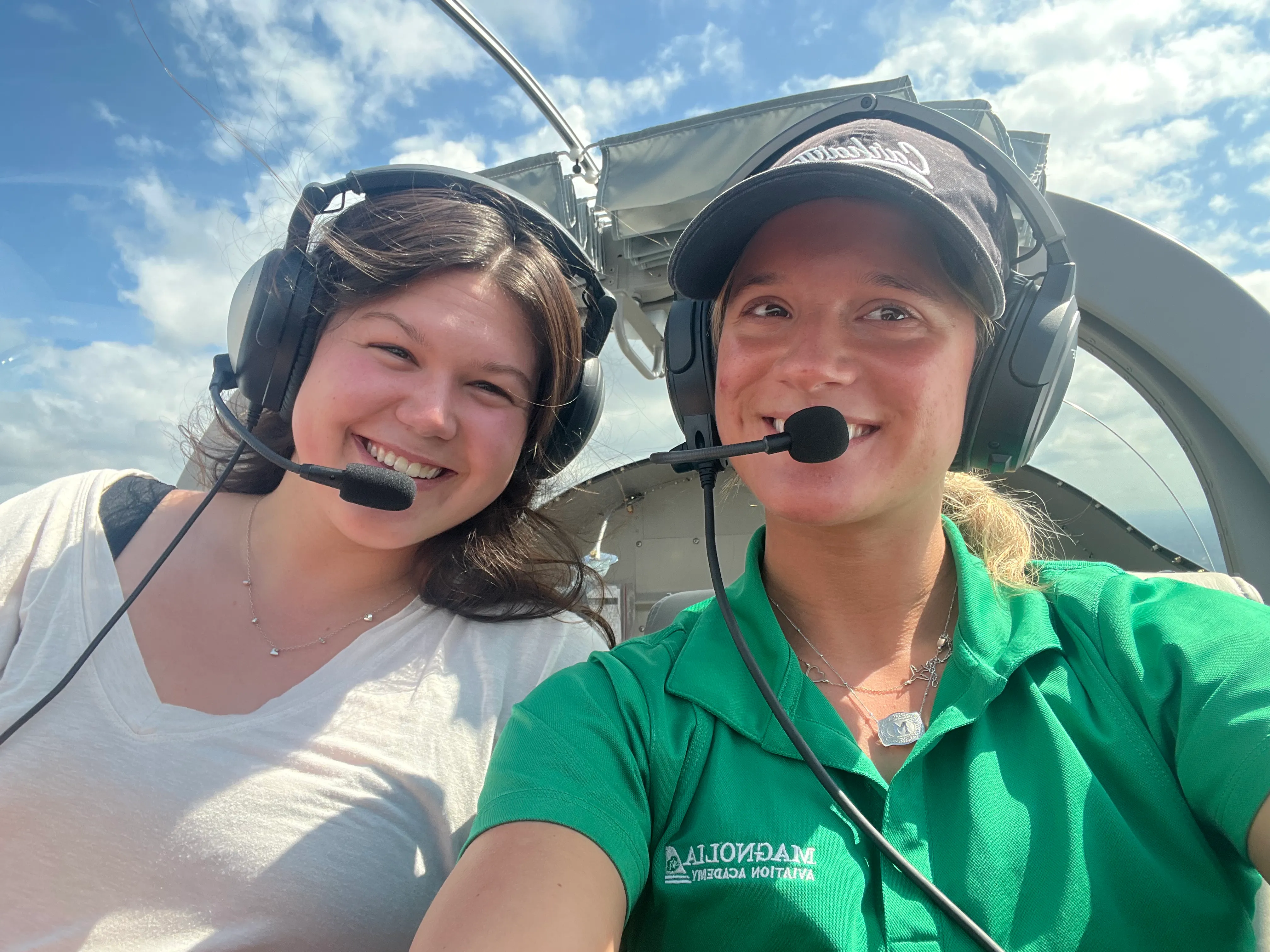 Magnolia Aviation cockpit pre-flight check