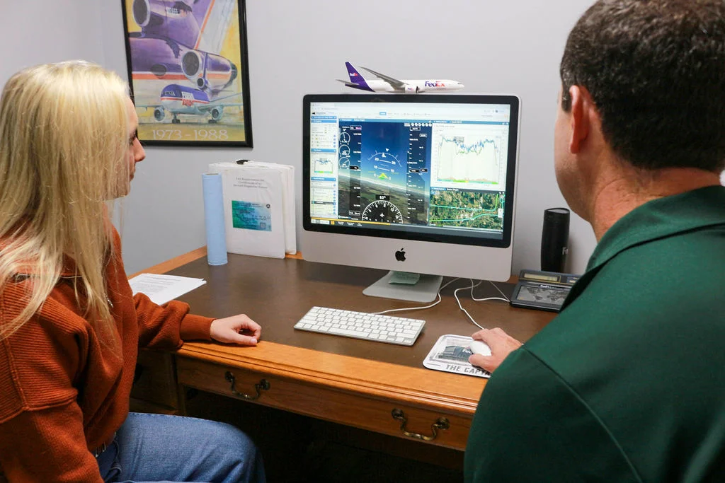 Magnolia Aviation Academy training aircraft and students