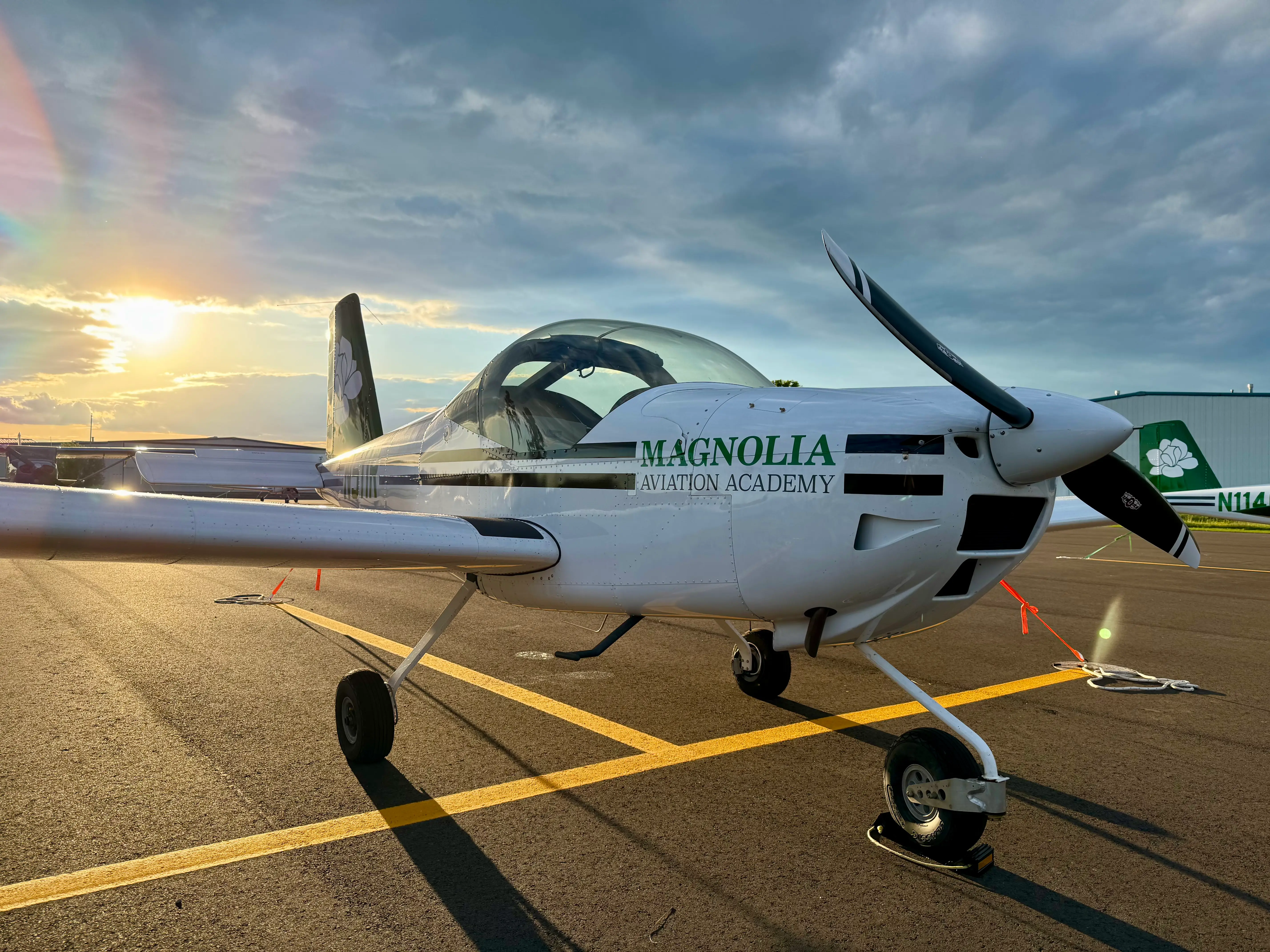 Magnolia Aviation Academy aircraft cockpit instrumentation