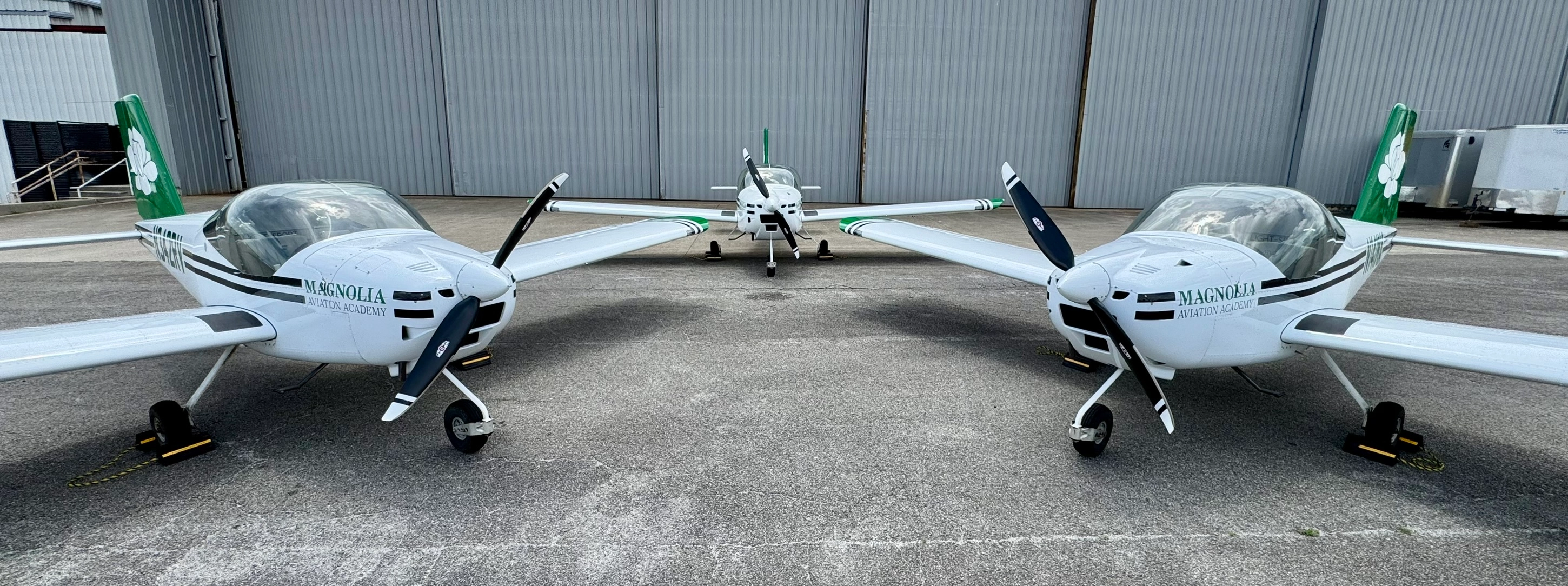 Van's RV-12iS aircraft at Magnolia Aviation Academy